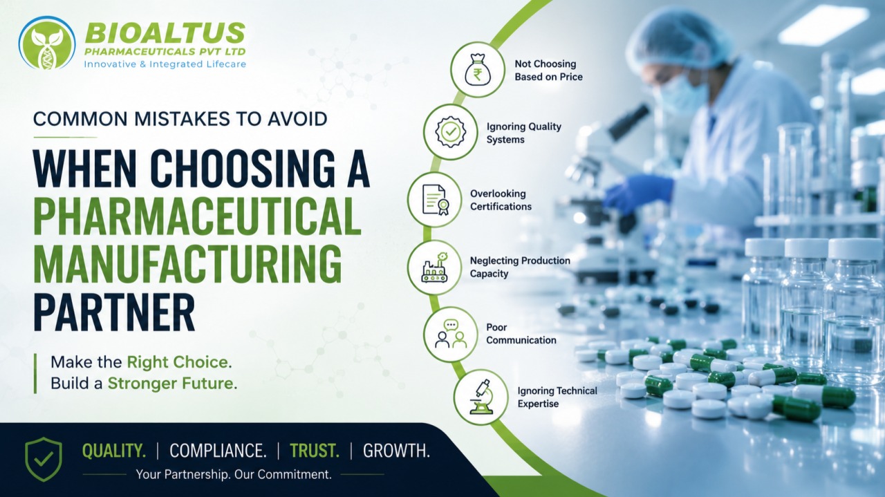 Common Mistakes to Avoid When Choosing a Pharmaceutical Manufacturing Partner