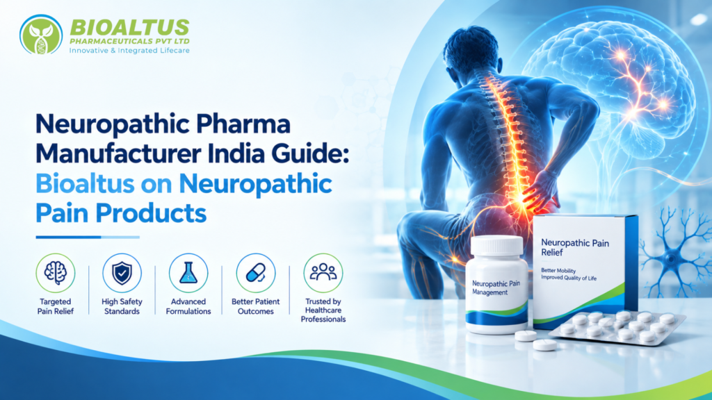 Neuropathic pharma manufacturer India nerve pain infographic